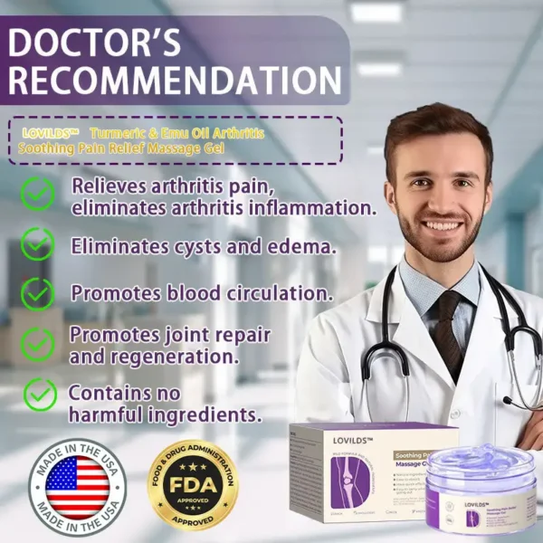 LOVILDS™ 🛡️𝐓𝐮𝐫𝐦𝐞𝐫𝐢𝐜 & 𝐄𝐦𝐮 𝐎𝐢𝐥 𝐀𝐫𝐭𝐡𝐫𝐢𝐭𝐢𝐬 𝐒𝐨𝐨𝐭𝐡𝐢𝐧𝐠 𝐏𝐚𝐢𝐧 𝐑𝐞𝐥𝐢𝐞𝐟 𝐌𝐚𝐬𝐬𝐚𝐠𝐞 𝐆𝐞𝐥 👨‍⚕️𝐀𝐦𝐞𝐫𝐢𝐜𝐚𝐧 𝐎𝐫𝐭𝐡𝐨𝐩𝐚𝐞𝐝𝐢𝐜𝐬 (𝐀𝐀𝐎𝐒) 𝐀𝐩𝐩𝐫𝐨𝐯𝐞𝐝💪⚡