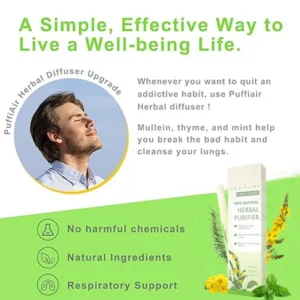 LOVILDS™ Mullein Relaxation Stick – Soothes Lungs, Detoxifies, Freshens Breath