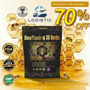 Last day to get 70% OFF: Lovilds™ Bee Toxin & 30-Herb Detox Foot Soak Beads for Body Sculpting- Recommended by the America Lymphatic Academy (ALA) 🧀