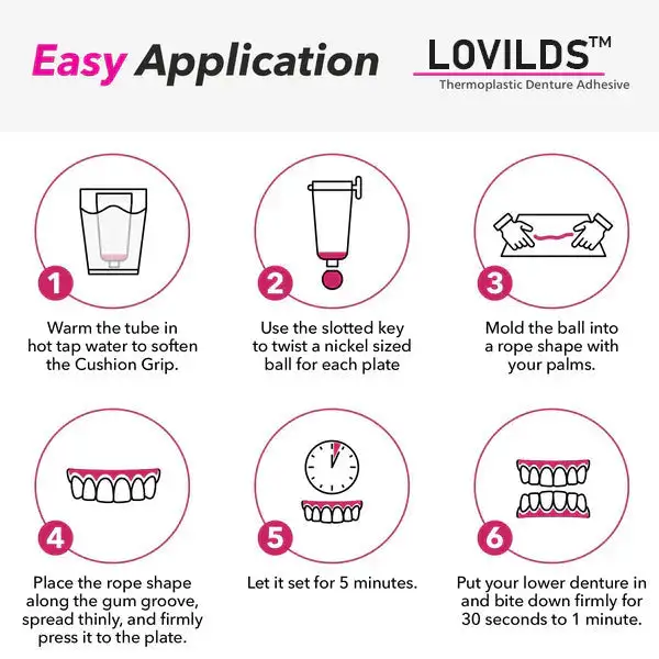 🦷BUY 1 GET 1 FREE🎁LOVILDS™Thermoplastic Denture Adhesive-Official Brand Store