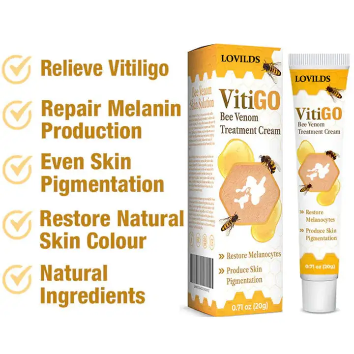 LOVILDS™ BeeVenom Vitiligo Treatment Cream (🔥80% Off for a Limited Time!)