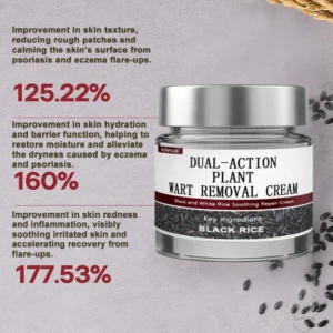 LOVILDS® Black Rice Skin Repair Essence Cream 👨⚕️ MHRA Certified (Removes warts and skin growths, improves keratin buildup and seborrheic dermatitis, follicular keratosis, skin cancer, and age spots)