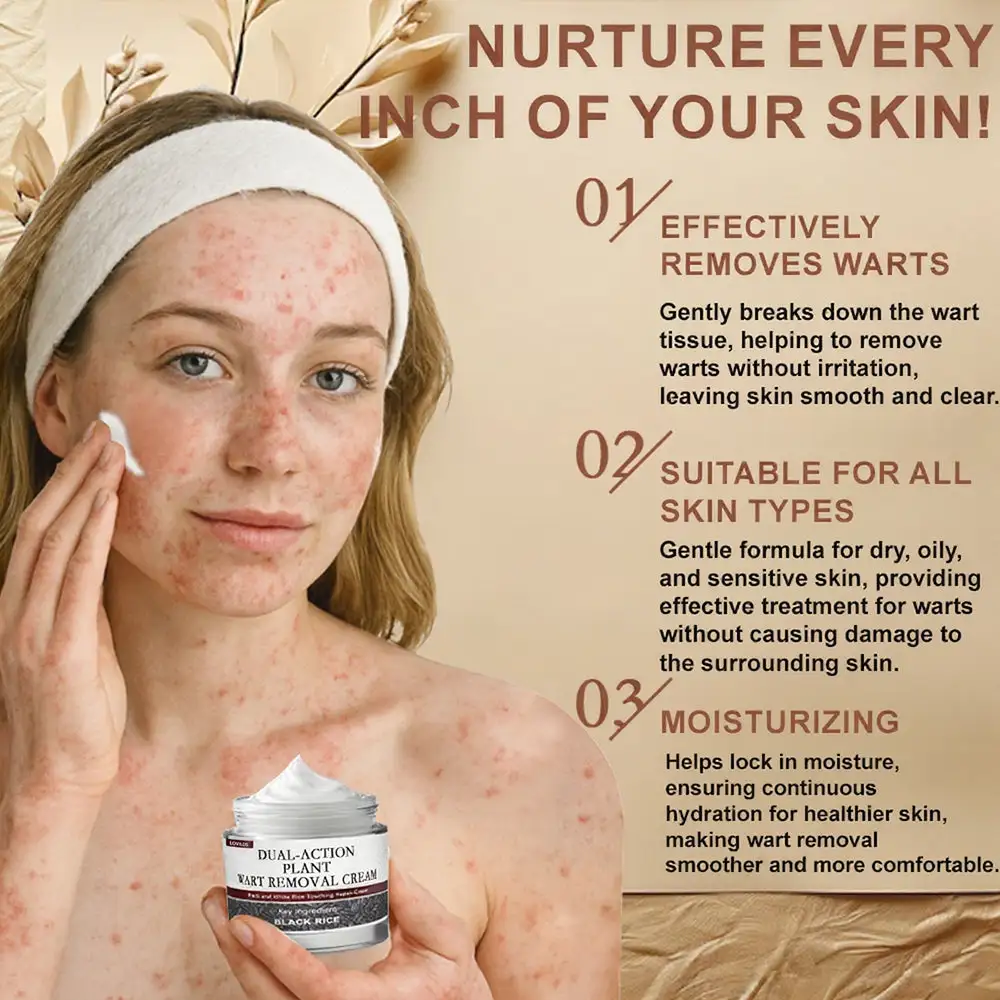 LOVILDS® Black Rice Skin Repair Essence Cream 👨⚕️ MHRA Certified (Removes warts and skin growths, improves keratin buildup and seborrheic dermatitis, follicular keratosis, skin cancer, and age spots)