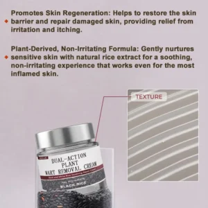LOVILDS® Black Rice Skin Repair Essence Cream 👨⚕️ MHRA Certified (Removes warts and skin growths, improves keratin buildup and seborrheic dermatitis, follicular keratosis, skin cancer, and age spots)