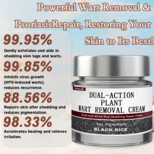 LOVILDS® Black Rice Skin Repair Essence Cream 👨⚕️ MHRA Certified (Removes warts and skin growths, improves keratin buildup and seborrheic dermatitis, follicular keratosis, skin cancer, and age spots)