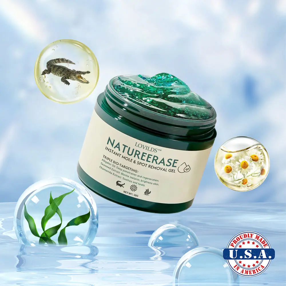 🔥(Official retail store) LOVILDS™ NatureErase Instant Mole & Spot Removal Gel