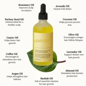 🎄🎁(Christmas Sale – Huge Discounts!)LOVILDS™ Rosemary Hair Growth Essence 100% Natural Hair Growth🌱