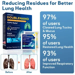 💝💝FDA Approved LOVILDS™ DoubleNano COPD Relief Patch (💝 Cough, wheezing, shortness of breath, sputum, stuffy nose, bronchitis, bronchitis, allergy symptoms, lung discomfort🫁)（副本）