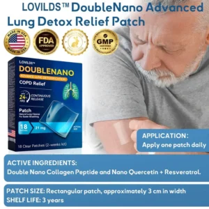 FDA Approved LOVILDS™ DoubleNano COPD Relief Patch (💝 Cough, wheezing, shortness of breath, sputum, stuffy nose, bronchitis, bronchitis, allergy symptoms, lung discomfort🫁)