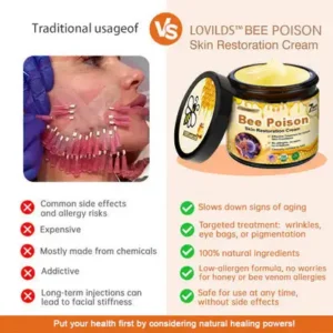✨FDA Approved:LOVILDS™  Bee Poison Skin Restoration Cream — 🔥Limited Time 70% OFF🔥