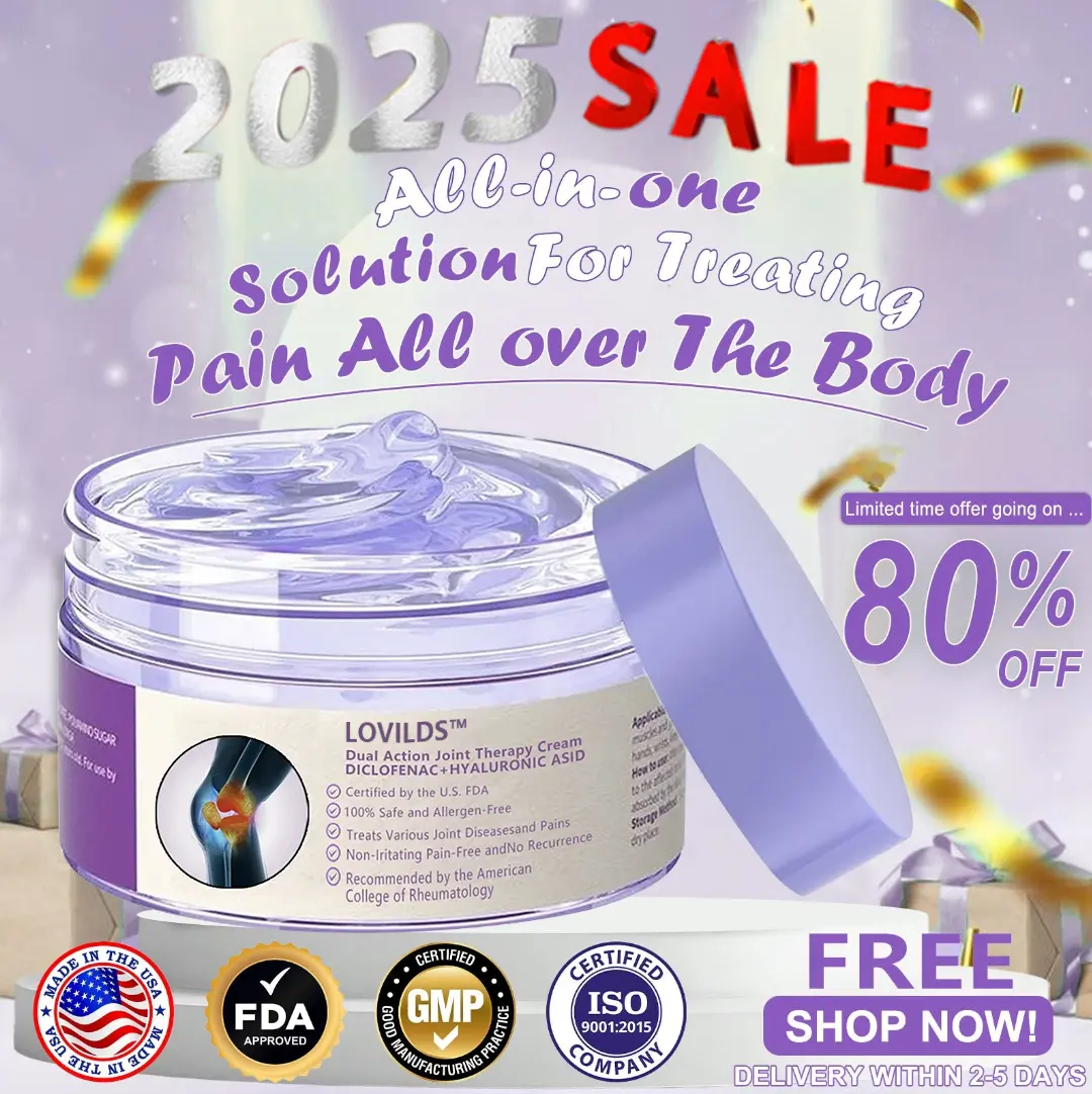 👩⚕️LOVILDS™ 7 Day Rapid Joint & Bone Therapy Cream USA Orthopedics (AAOS) Approved
