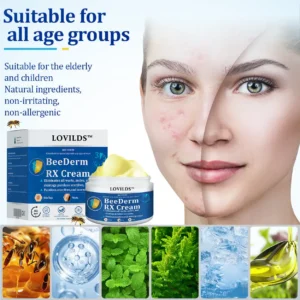 👩‍⚕️LOVILDS™ BeeDerm RX Cream, Painless, easy and gentle fix for warts, skin tags, lumps, infections, cysts and scars🎁