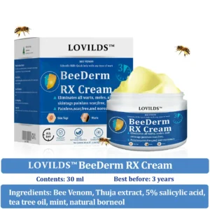 👩‍⚕️LOVILDS™ BeeDerm RX Cream, Painless, easy and gentle fix for warts, skin tags, lumps, infections, cysts and scars🎁