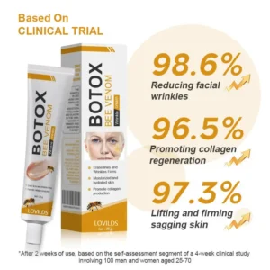 🧑‍⚕️LOVILDS® Botox Bee Venom Wrinkle Removal Cream (Made and Shipped from USA)