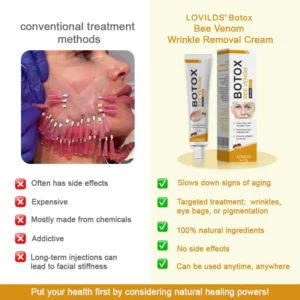 🧑‍⚕️LOVILDS® Botox Bee Venom Wrinkle Removal Cream (Made and Shipped from USA)