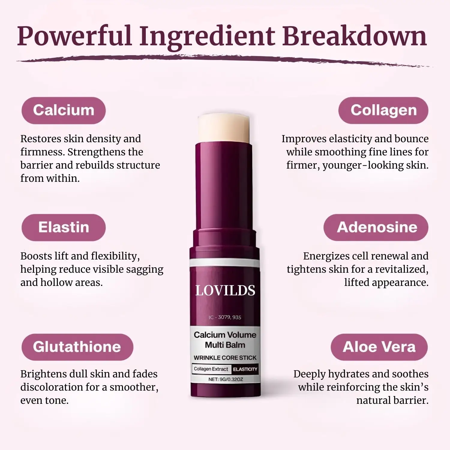 LOVILDS™ Calcium Multi Balm | Anti-aging, Sagging, Wrinkles