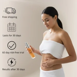 LOVILDS Cosmetics B-FLAT Belly Firming Cream | Stretch Mark, Tightening Belly Cream