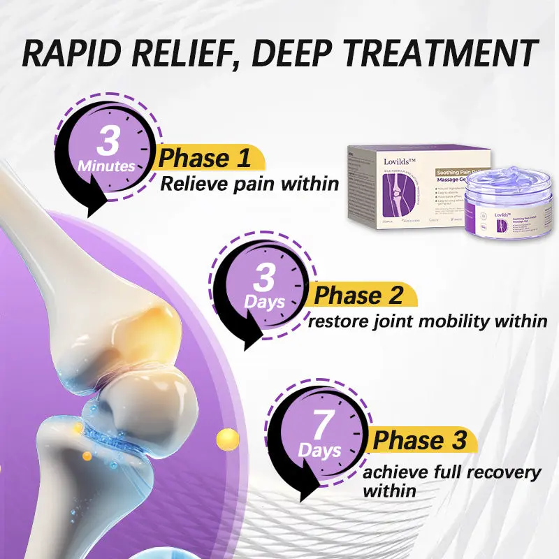 ⏰Last Day Promotion: BUY 1 GET 1 FREE🔥Lovilds™ Turmeric & Emu Oil Arthritis Soothing Pain Relief Massage Gel 👨⚕️Australian Osteopathic Association (AOA)Approved