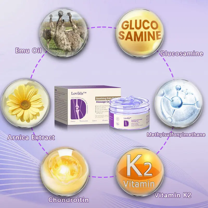 ⏰Last Day Promotion: BUY 1 GET 1 FREE🔥Lovilds™ Turmeric & Emu Oil Arthritis Soothing Pain Relief Massage Gel 👨⚕️Australian Osteopathic Association (AOA)Approved