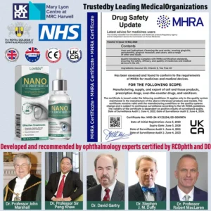 Lovilds® Nano Eye Drops Serum 👩⚕️ Royal College of Ophthalmologists Recommended (Suitable for presbyopia, dry eye syndrome, glaucoma, and cataracts)