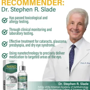 Lovilds® Nano Eye Drops Serum 👩⚕️ Royal College of Ophthalmologists Recommended (Suitable for presbyopia, dry eye syndrome, glaucoma, and cataracts)