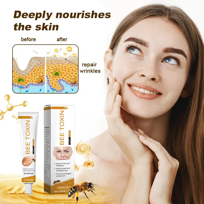 (Made and Shipped from USA) 🧑⚕️LOVILDS™ BEE TOXIN Wrinkle Removal Cream