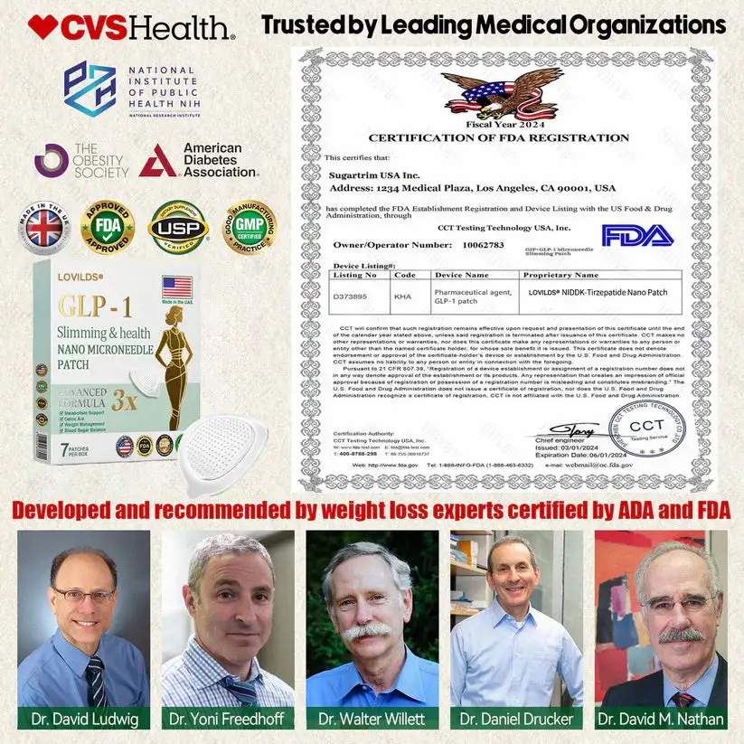 【New Product Last Minute! 80% OFF】LOVILDS® NIDDK Nano Patch 🇺🇸⚕️ (Painless 24/7 Fat Burning | Lose 20 Pounds in Weeks | Crush Cravings Fast!!