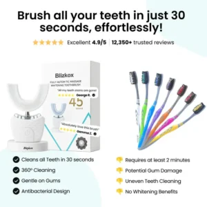 ✅ LOVILDS™  Fully Automatic Massage Whitening Toothbrush..
