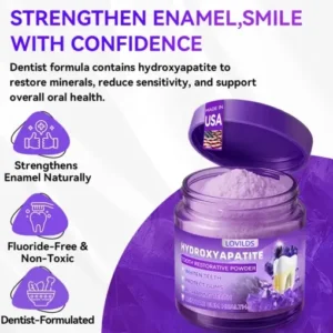 Lovilds® 𝐻𝑦𝑑𝑟𝑜𝑥𝑦𝑎𝑝𝑎𝑡𝑖𝑡𝑒 𝑇𝑜𝑜𝑡ℎ 𝑅𝑒𝑠𝑡𝑜𝑟𝑎𝑡𝑖𝑣𝑒 𝑃𝑜𝑤𝑑𝑒𝑟