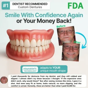 🌎Ends Today: 60% OFF! ⏰LOVILDS™ Medical Full Denture with Strong Suctiond🦷Obtain American Dental Association Certification