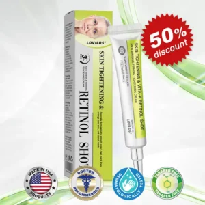 🧠👨⚕️Made and shipped from the USA 💫LOVILDS® Skin Tightening & Vita-A Retinol Retinol shot Anti-Wrinkle Firming Tightening cream - Last Day Promotion 70% OFF
